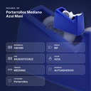 PORTARROLLOS MEDIANO AZUL MAXI - resumen de atributos