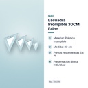 ESCUADRA IRROMPIBLE 30CM FAIBO - características principales