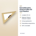 ESCUADRA PARA PIZARRA FAIBO 50 CM PLASTICO - características principales