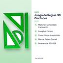 JUEGO DE REGLAS 30 CM FABER - características principales