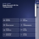 REGLA BISMARK 40 CM TRANSPARENTE - resumen de atributos