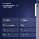 REGLA BISMARK 50 CM TRANSPARENTE - resumen de atributos