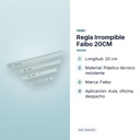 REGLA IRROMPIBLE FAIBO 20CM - características principales
