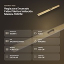 REGLA PARA ENCERADO FAIBO PLÁSTICO IMITACIÓN MADERA 100CM - resumen de atributos