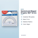 SEMICÍRCULO MAPED GRAPHIC 180º 12 CM - características principales
