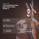 TIJERA DENTADA ONDAS PARA FIELTRO FAIBO 7640B-5 - resumen de atributos
