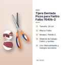 TIJERA DENTADA PICOS PARA FIELTRO FAIBO 7640B-2 - características principales