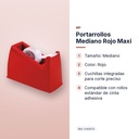 PORTARROLLOS MEDIANO ROJO MAXI - características principales