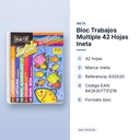 BLOC TRABAJOS MULTIPLE 42 HOJAS INETA - características principales
