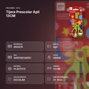 TIJERA PRESCOLAR APLI 13CM - resumen de atributos