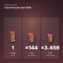 TIJERA PRESCOLAR APLI 13CM - formato de venta: caja de 144, palé de 3456