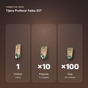 TIJERA PROFESOR FAIBO 25T - formato de venta: paquete de 10, caja de 100