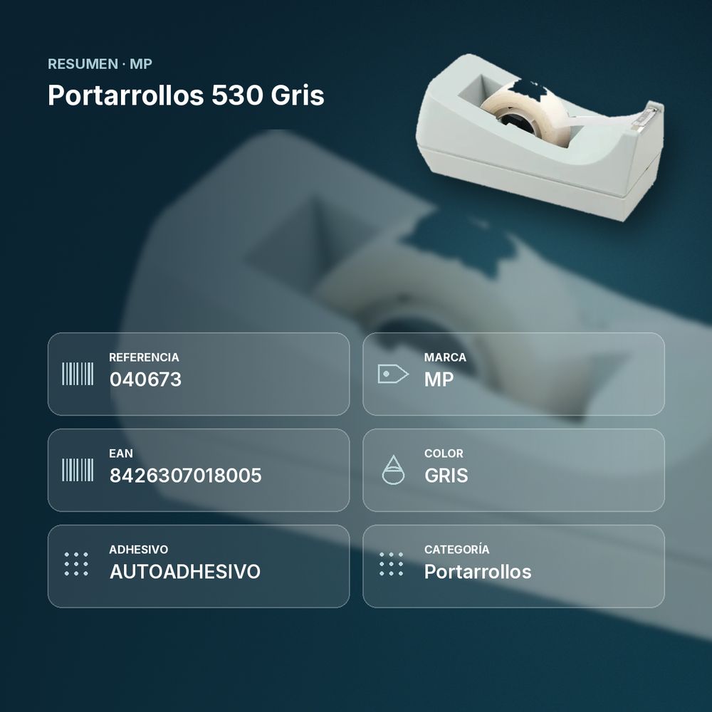 PORTARROLLOS 530 GRIS - resumen de atributos