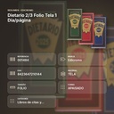 DIETARIO 2/3 FOLIO TELA 1 DÍA/PÁGINA - resumen de atributos