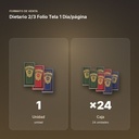 DIETARIO 2/3 FOLIO TELA 1 DÍA/PÁGINA - formato de venta: caja de 24