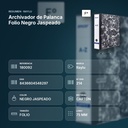 ARCHIVADOR DE PALANCA FOLIO NEGRO JASPEADO - resumen de atributos