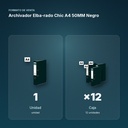 ARCHIVADOR ELBA-RADO CHIC A4 50MM NEGRO - formato de venta: caja de 12