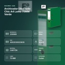ARCHIVADOR ELBA-RADO CHIC A4 LOMO 75MM VERDE - resumen de atributos