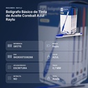BOLÍGRAFO BÁSICO DE TINTA DE ACEITE COREBALL AZUL RAYLU - resumen de atributos