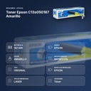 TONER EPSON C13S050187 AMARILLO  - resumen de atributos