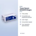 TONER EPSON S050614 NEGRO - características principales