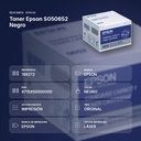 TONER EPSON S050652 NEGRO - resumen de atributos