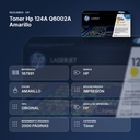 TONER HP 124A Q6002A AMARILLO - resumen de atributos