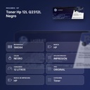 TONER HP 12L Q2312L NEGRO - resumen de atributos
