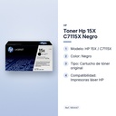 TONER HP 15X C7115X NEGRO - características principales