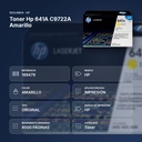 TONER HP 641A C9722A AMARILLO  - resumen de atributos