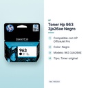 TONER HP 963 3JA26AE NEGRO - características principales