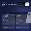 TONER HP CF380XD NEGRO PK2 - resumen de atributos