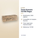 TONER KYOCERA TK110E NEGRO - características principales