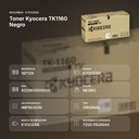 TONER KYOCERA TK1160 NEGRO - resumen de atributos