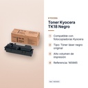 TONER KYOCERA TK18 NEGRO - características principales