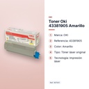 TONER OKI 43381905 AMARILLO - características principales