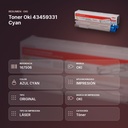TONER OKI 43459331 CYAN - resumen de atributos