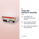 TONER OKI 44250717 AMARILLO - características principales