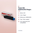 TONER OKI 449942402 NEGRO - características principales