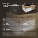 TONER RICOH SP3500XE 407646 - resumen de atributos