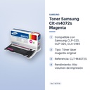 TONER SAMSUNG CLT-M4072S MAGENTA - características principales