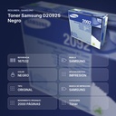 TONER SAMSUNG D2092S NEGRO - resumen de atributos