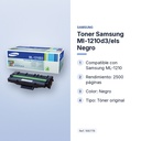 TONER SAMSUNG ML-1210D3/ELS NEGRO - características principales