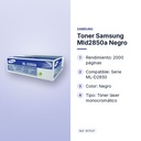 TONER SAMSUNG MLD2850A NEGRO - características principales