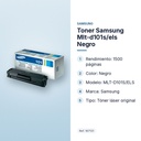TONER SAMSUNG MLT-D101S/ELS NEGRO - características principales