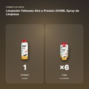 LIMPIADOR FELLOWES AIRE A PRESIÓN 200ML SPRAY DE LIMPIEZA - formato de venta: caja de 6