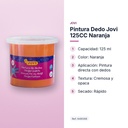PINTURA DEDO JOVI 125CC NARANJA - características principales