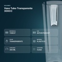 VASO TUBO TRANSPARENTE 300CC - resumen de atributos