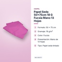 PAPEL SEDA 50×75CM 18 G FUCSIA MANO 13 HOJAS - características principales