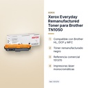 XEROX EVERYDAY REMANUFACTURED TONER PARA BROTHER TN1050 - características principales